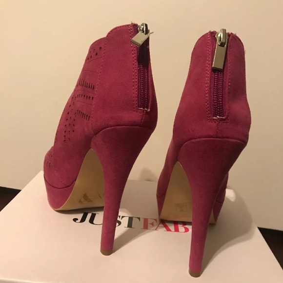 Pink boots peep toe 9 - Picture 4 of 4